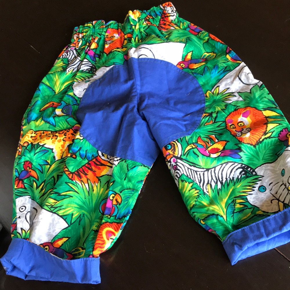 Toddler reversible pant animal print 2T kids